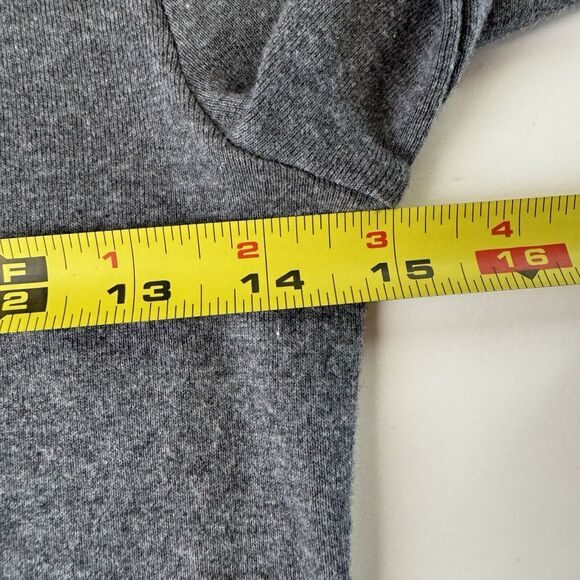 Banana Republic Women’s 3/4 Sleeve Flower Print Top Gray Small - Picture 5 of 12